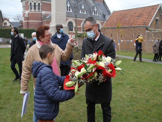 11 novembre 2021 - Inauguration des tilleuls - Crédit photo JM Caudemont