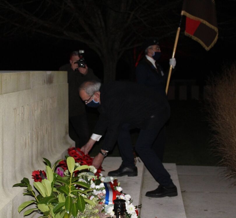 samedi 21 novembre 2020 : les feux de la mémoire au Flesquières Hill British Cemetery