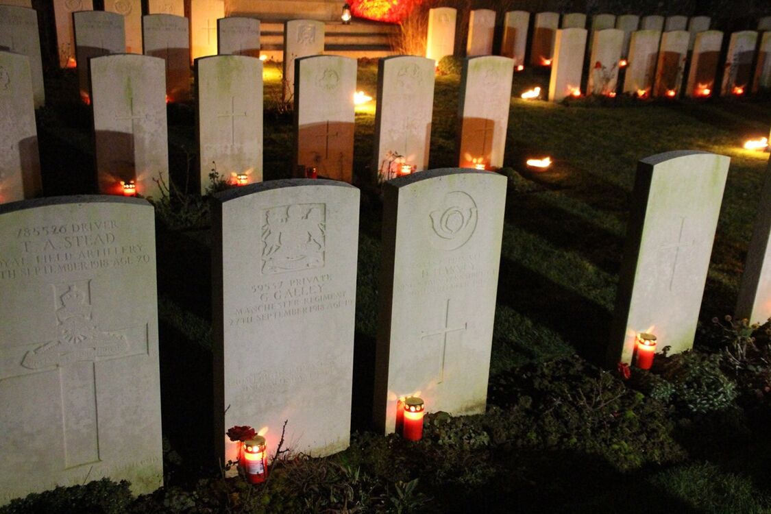 samedi 21 novembre 2020 : les feux de la mémoire au Flesquières Hill British Cemetery