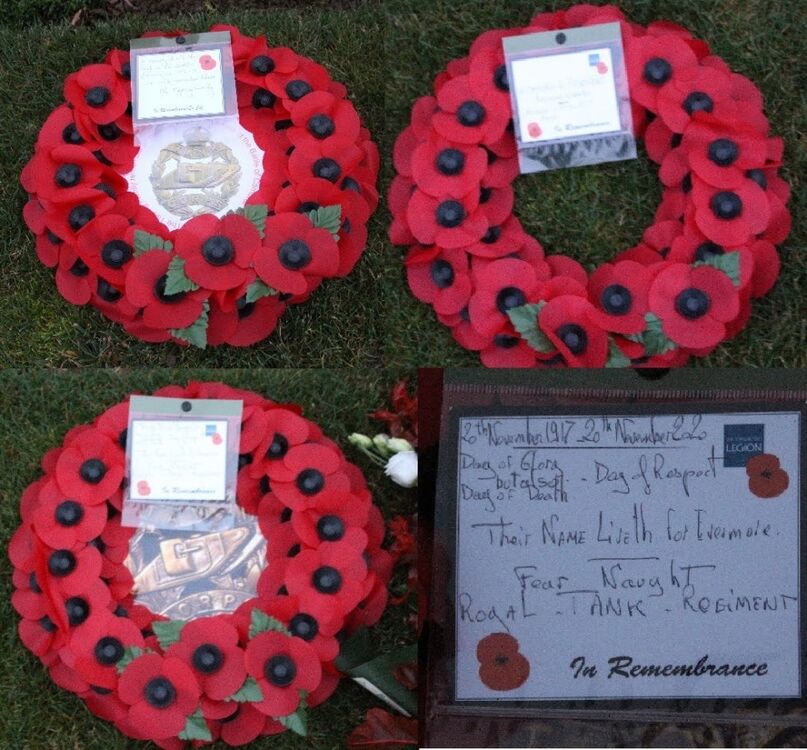 samedi 21 novembre 2020 : les feux de la mémoire au Flesquières Hill British Cemetery