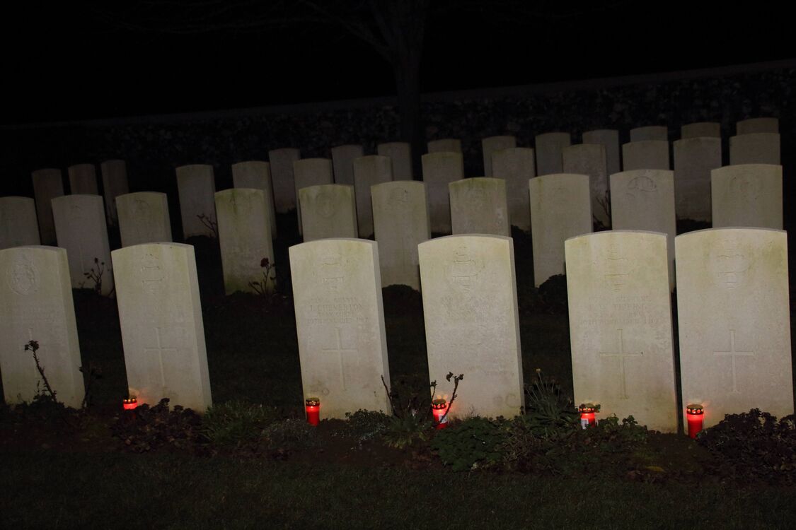 samedi 21 novembre 2020 : les feux de la mémoire au Flesquières Hill British Cemetery