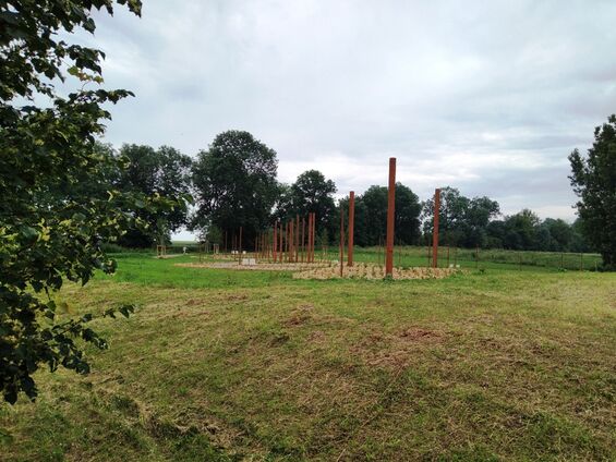 juin 2021-jardin du souvenir Flesquières - vue générale Nord