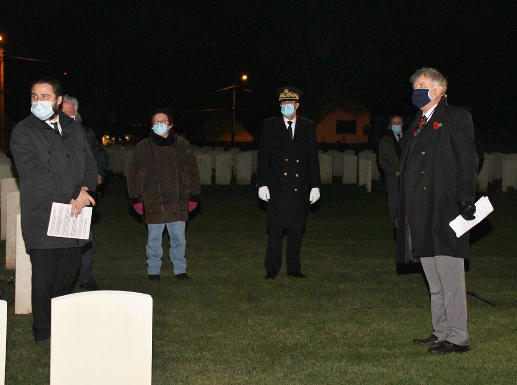 samedi 21 novembre 2020 : les feux de la mémoire au Flesquières Hill British Cemetery