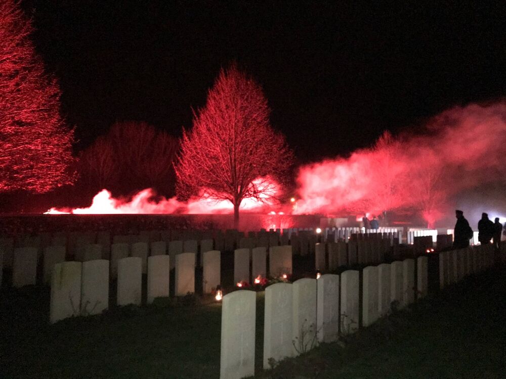 samedi 21 novembre 2020 : les feux de la mémoire au Flesquières Hill British Cemetery