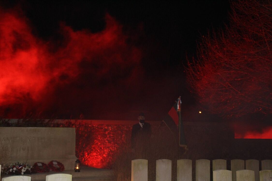 samedi 21 novembre 2020 : les feux de la mémoire au Flesquières Hill British Cemetery